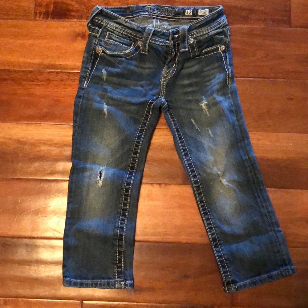 Girls Miss Me Capri jeans